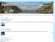 Tablet Screenshot of expeditioncruising.com